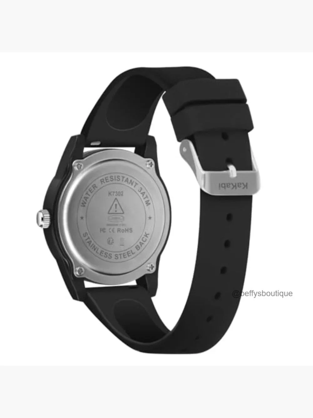 Military 24 Hour Easy Read Analog Quartz Wristwatch Silicone Strap 30M